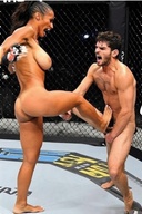 She ballbusted him until rupture.